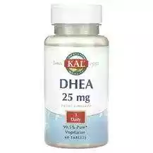 KAL, DHEA 25 mg, Дегідроепіандростерон, 60 таблеток