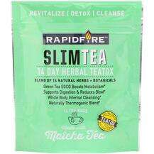 SlimTea 14 Day Herbal Teatox Matcha Tea Real Lemon Flavor, 14 Tea Bags