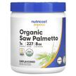 Фото товара Nutricost, Со Пальметто, Organic Saw Palmetto Unflavored, 227 г