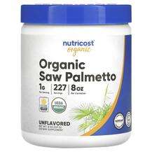 Nutricost, Organic Saw Palmetto Unflavored, Сав Пальметто, 227 г