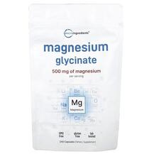 Гліцинат магнію Magnesium Glycinate 500 mg Micro
