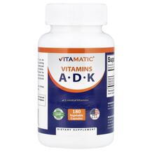 Вітаміни Vitamins A D K Vitamatic 180 капсул