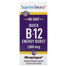 Superior Source, Quick B-12 Energy Burst 1000 mcg, Вітамін B12...