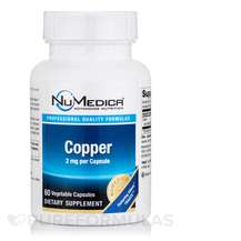 NuMedica, Copper 2 mg, Мідь, 60 капсул