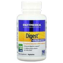 Enzymedica, Digest + Probiotics, Ферменти з Пробіотиками, 90 к...