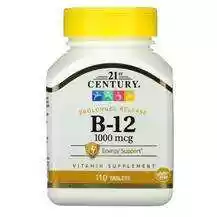 21st Century, B-12 1000 mcg, Вітамін B12 1000 мкг, 110 таблеток