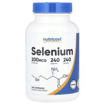 Selenium 200 mcg Селен Nutricost 240 капсул