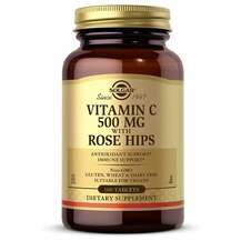 Solgar, Vitamin C 500 mg with Rose Hips, Вітамін C з плодами ш...
