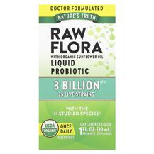 Пробіотики Raw Flora Liquid Probiotic Unflavored CFU