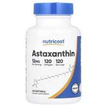 Astaxanthin 12 mg Астаксантин Nutricost 120 капсул