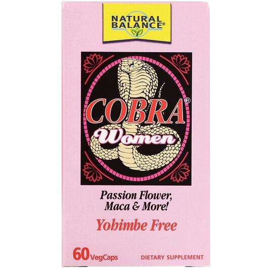 Основне фото товара Natural Balance, Кобреи Вомен, Cobra Women, 60 капсул