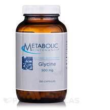 Metabolic Maintenance, Glycine 500 mg, L-Гліцин, 250 капсул