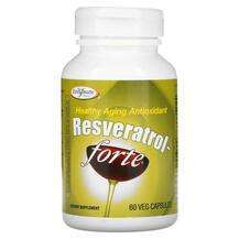 Nature's Way, Resveratrol Forte 125 mg, 60 Veg Capsules