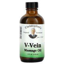 Средства профилактики варикоза, V-Vein Massage Oil, 118 мл