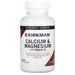 Фото товару Kirkman, Calcium & Magnesium with Vitamin D, Вітамін D, 12...