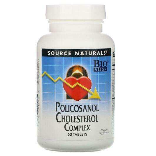 Основне фото товара Policosanol Cholesterol Complex 60, Підтримка рівню холестерин...