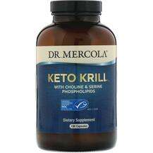Dr. Mercola, Фосфолипиды, Keto Krill, 180 капсул
