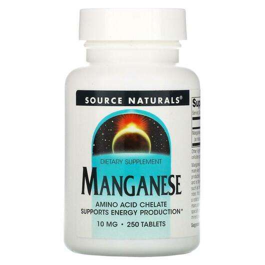 Manganese 10 mg 250, Марганець 10 мг, 250 таблеток