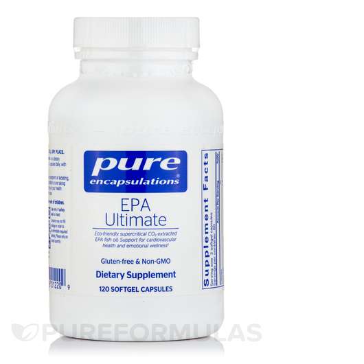 Основное фото товара Pure Encapsulations, ЭПК, EPA Ultimate, 120 капсул