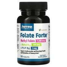 Jarrow Formulas, Метилфолат, Folate Forte, 30 таблеток