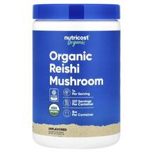 Organic Reishi Mushroom Unflavored Грибы Nutricost