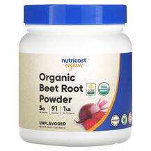 Nutricost, Красная свекла, Organic Beet Root Powder Unflavored...