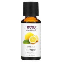Ефірна олія Pure Essential Oil Lemon NOW Foods 30 мл