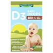 Фото товару Vitamins D3 Baby Drops Newborn+ 400 IU, Вітаміни, 9.2 мл