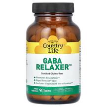 ГАМК Gaba Relaxer Country Life 90 таблеток