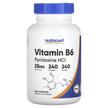 Фото товару Vitamin B6 Pyridoxine HCl 25 mg, Бетаїн Гідрохлорид, 240 капсул