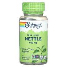 Solaray, True Herbs Nettle 900 mg, Кропива, 100 капсул