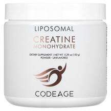 CodeAge, Креатин, Liposomal Creatine Monohydrate Powder Unflav...