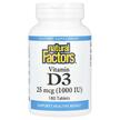 Фото товару Vitamin D3 25 mcg 1000 IU, Вітамін D3, 180 таблеток
