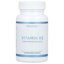 Revive, Витамин K2, Vitamin K2, 30 капсул