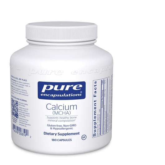 Основное фото товара Pure Encapsulations, Кальций, Calcium MCHA, 180 капсул