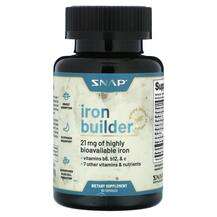 Snap Supplements, Iron Builder, Залізо, 60 капсул