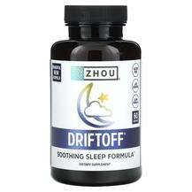 Zhou Nutrition, Driftoff Soothing Sleep Formula, 60 Capsules