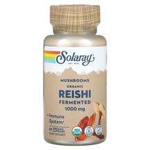 Solaray, Fermented Reishi Mushroom 1000 mg, Гриби, 60 капсул