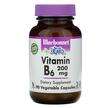 Bluebonnet, Витамин B-6 200 мг, Vitamin B-6 200 mg, 90 капсул