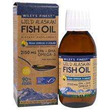 Wiley's Finest, Wild Alaskan Fish Oil Peak Omega-3 2150 mg, 12...