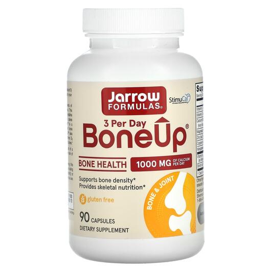 Основное фото товара Укрепление костей 3 в день, Bone-Up Three Per Day, 90 капсул