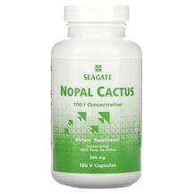Seagate, Nopal Cactus 500 mg, Кактус, 180 капсул