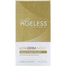 Ageless, UltraDerm Gold Natural Collagen Booster, 60 Capsules