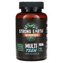 Strong Earth Gummies Multi Teen Raspberry, Мультивітаміни для ...
