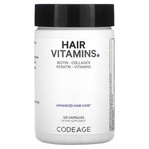 Vitamins Hair Кожа ногти волосы CodeAge 120 капсул
