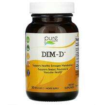 Pure Essence, Витамин D3 + DIM, DIM-D, 30 капсул