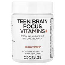 Teen Brain Focus Vitamins+ Витамины CodeAge