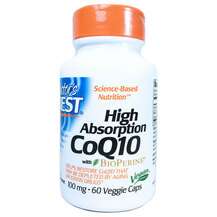 Doctor's Best, High Absorption CoQ10 with BioPerine 100 mg, 60...