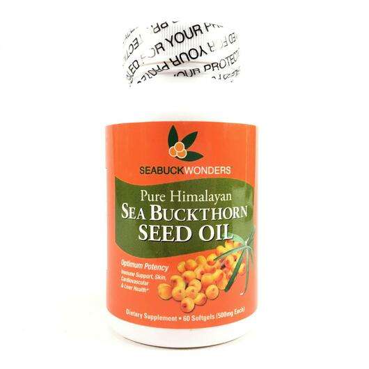 Основное фото товара Масло из семян облепихи 500 мг, Sea Buckthorn Seed Oil 500 mg ...