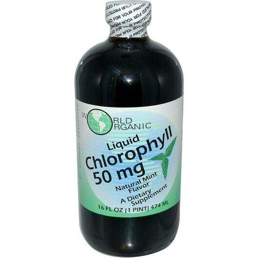 Основне фото товара World Organic, Liquid Chlorophyll, Хлорофіл, 474 мл